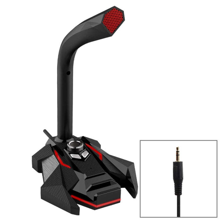 GK Desktop 3.5mm Wired Dual Mic Condenser Microphone, Compatible with PC / Mac for Live Broadcast...