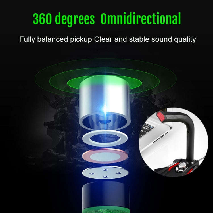 GK Desktop 3.5mm Wired Dual Mic Condenser Microphone, Compatible with PC / Mac for Live Broadcast...