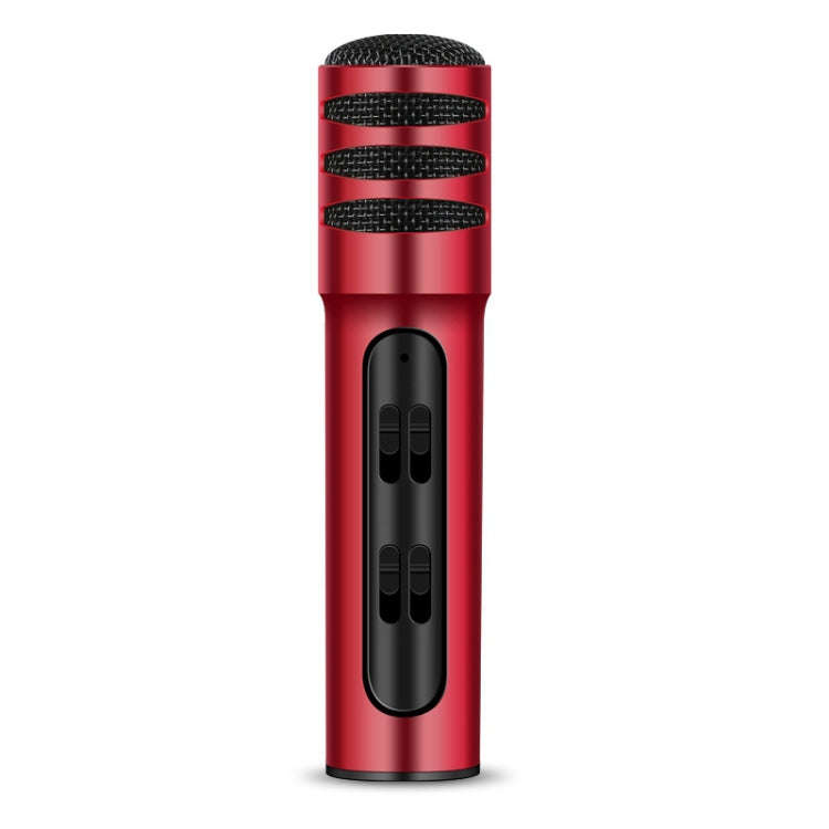 BGN-C7 Condenser Microphone Dual Mobile Phone Karaoke Live Singing Microphone Built-in Sound Card...