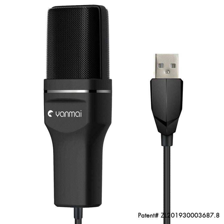 Yanmai SF-777 1.4m Computer Game Recording Condenser Microphone with Pop Filter & Tripod Stand (B...