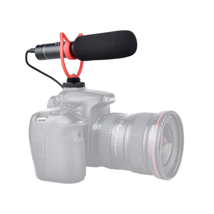 YELANGU YLG9930B MIC05 Professional Interview Condenser Video Shotgun Microphone with 3.5mm Audio...