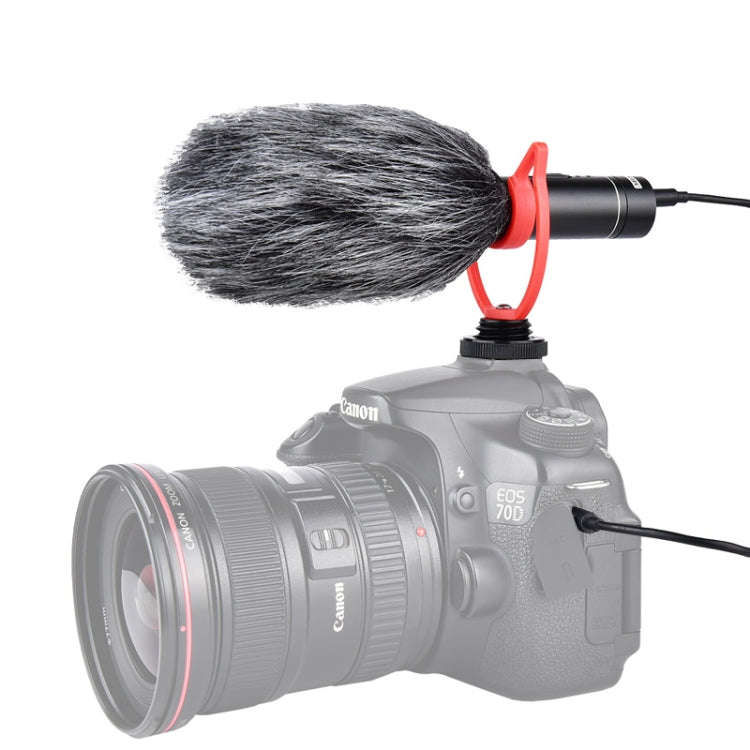 YELANGU MIC015 Professional Interview Condenser Video Shotgun Microphone with 3.5mm Audio Cable f...
