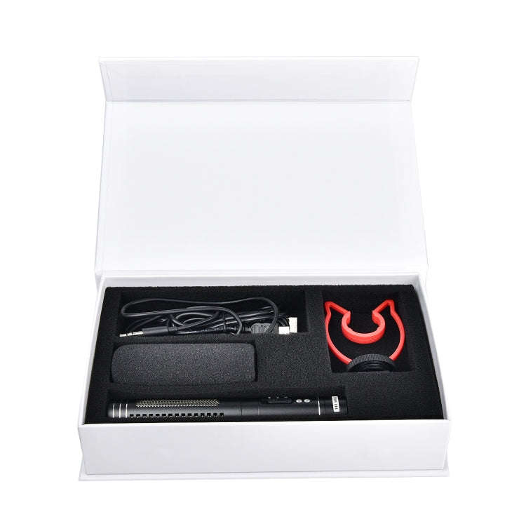 YELANGU MIC015 Professional Interview Condenser Video Shotgun Microphone with 3.5mm Audio Cable f...