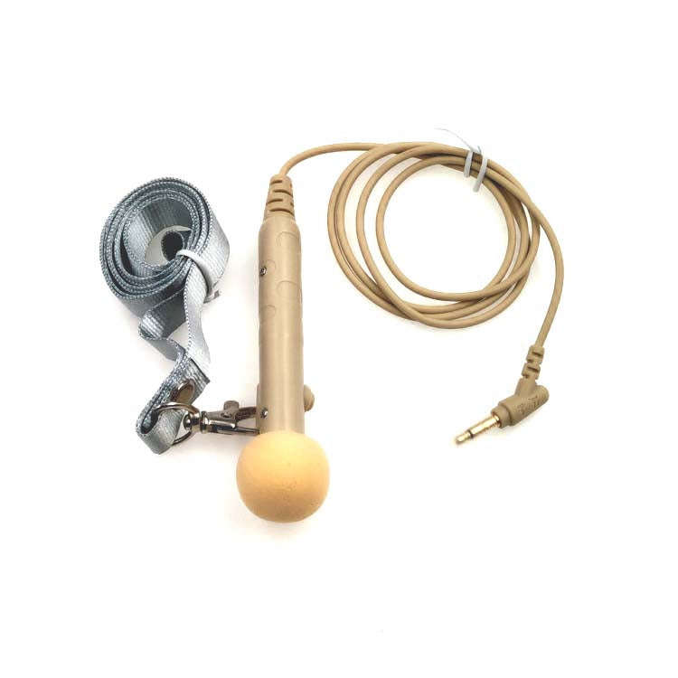 MK-7 3.5mm Elbow Head Handheld Loudspeaker Neck-mounted Microphone with Lanyard, Length: 1m (Fles...