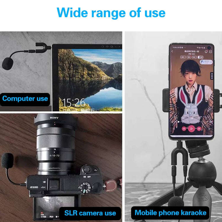 ZJ002MR-01 Mono 3.5mm Plug Bluetooth Wireless Interpreter Tour Guide Megaphone Straight Microphone