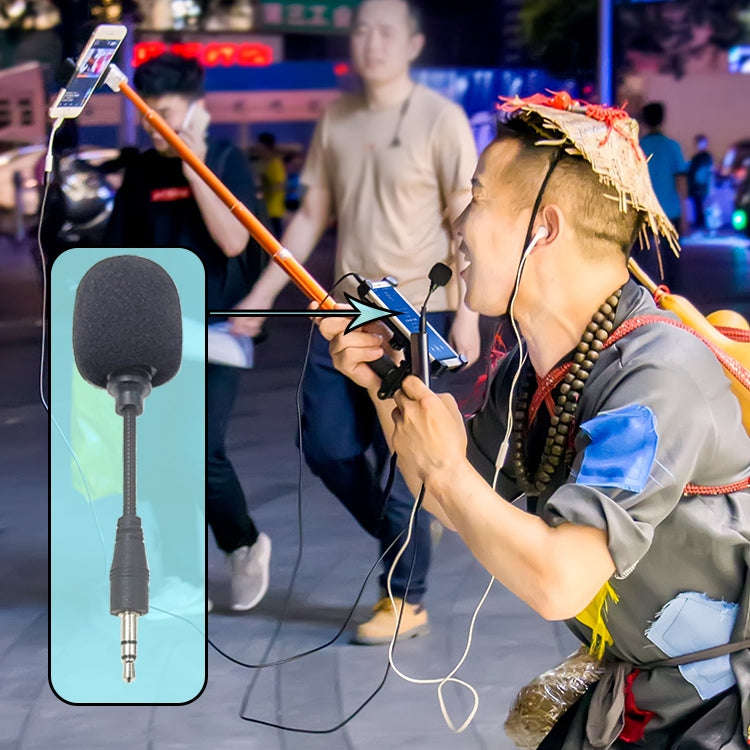 ZJ002MR-01 Mono 3.5mm Plug Bluetooth Wireless Interpreter Tour Guide Megaphone Straight Microphone