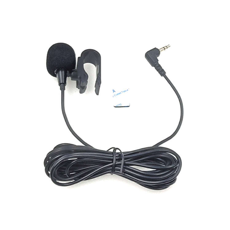 ZJ025MR Stick-on Clip-on Lavalier Stereo Microphone for Car GPS / Bluetooth Enabled Audio DVD Ext...