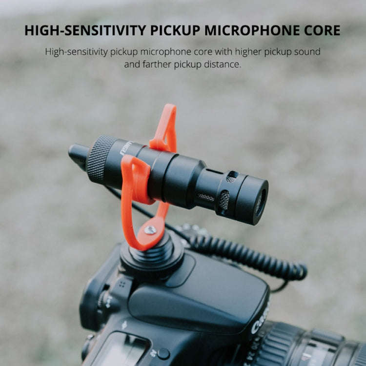 YELANGU MIC10 YLG9920A Professional Interview Condenser Video Shotgun Microphone with 3.5mm Audio...