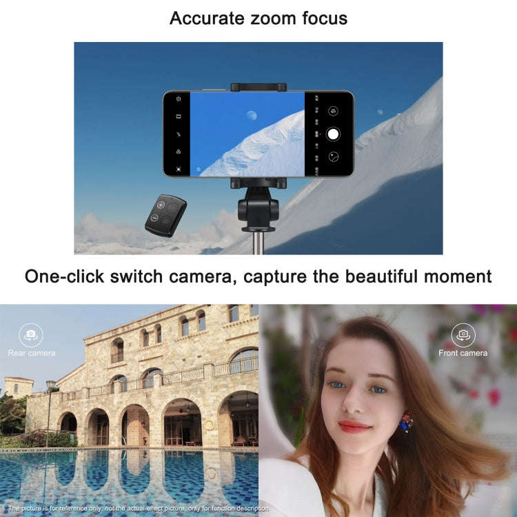 Original Huawei Wireless Bluetooth Tripod Self Timer Selfie Stick (Black)
