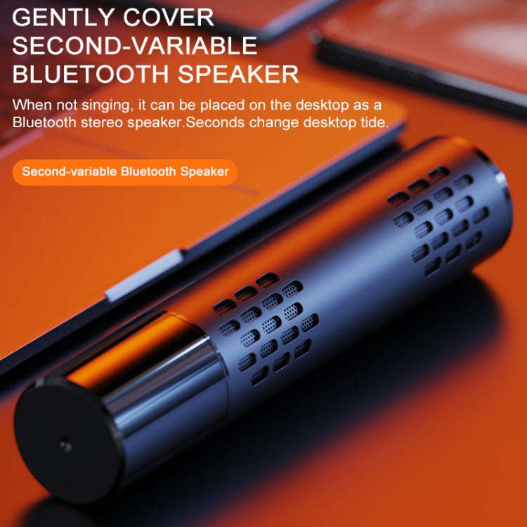K1 Bluetooth 4.2 Karaoke Live Stereo Sound Wireless Bluetooth Microphone (Black)