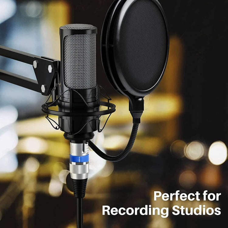 1m 3-Pin XLR Male to XLR Female MIC Shielded Cable Microphone Audio Cord