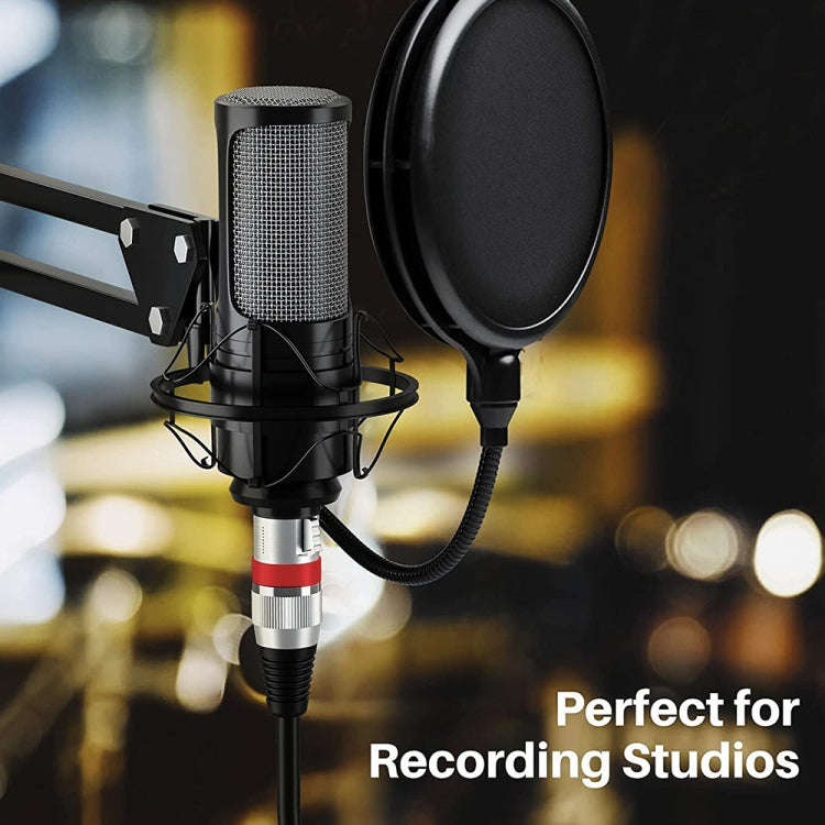 1m 3-Pin XLR Male to XLR Female MIC Shielded Cable Microphone Audio Cord