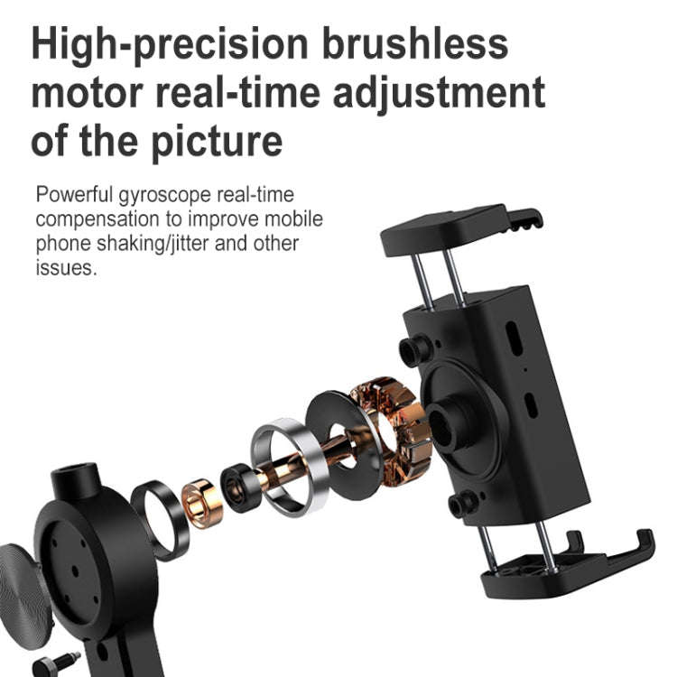 H202 Handheld Gimbal Stabilizer Foldable 3 in 1 Bluetooth Remote Selfie Stick Tripod Stand for Sm...