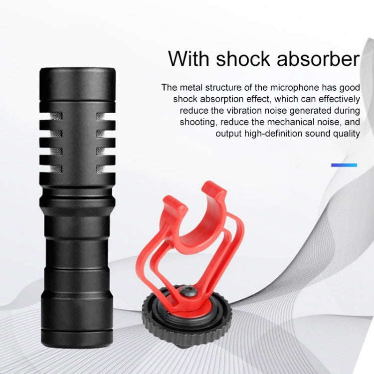 MM1 Live Recording Interview Intelligent Noise Reduction Condenser Microphone for Mobile Phone / ...