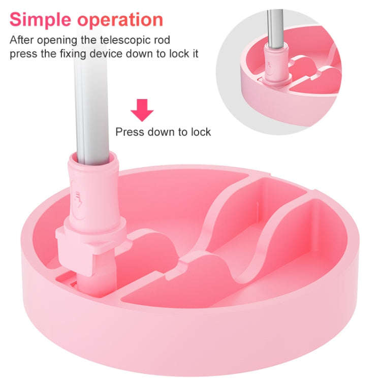 G6 Multi-function Live Broadcast All-in-one Ring Beauty Fill Light Mobile Phone Holder (Black)
