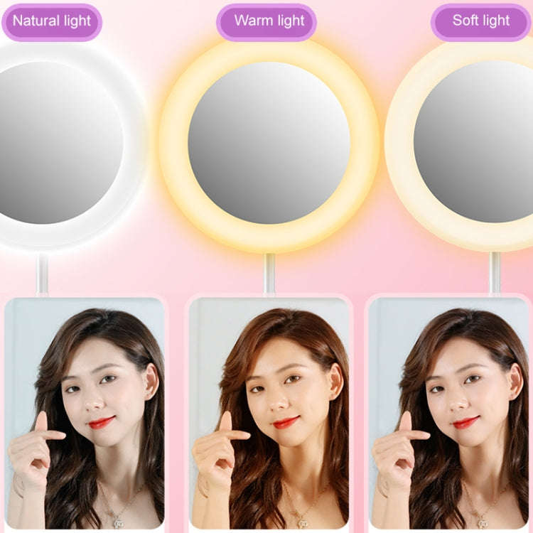 G6 Multi-function Live Broadcast All-in-one Ring Beauty Fill Light Mobile Phone Holder (Black)