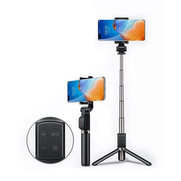Huawei CF15 Pro Mobile Phone Bluetooth Mini Selfie Stick Live Floor Tripod Bracket(Black)