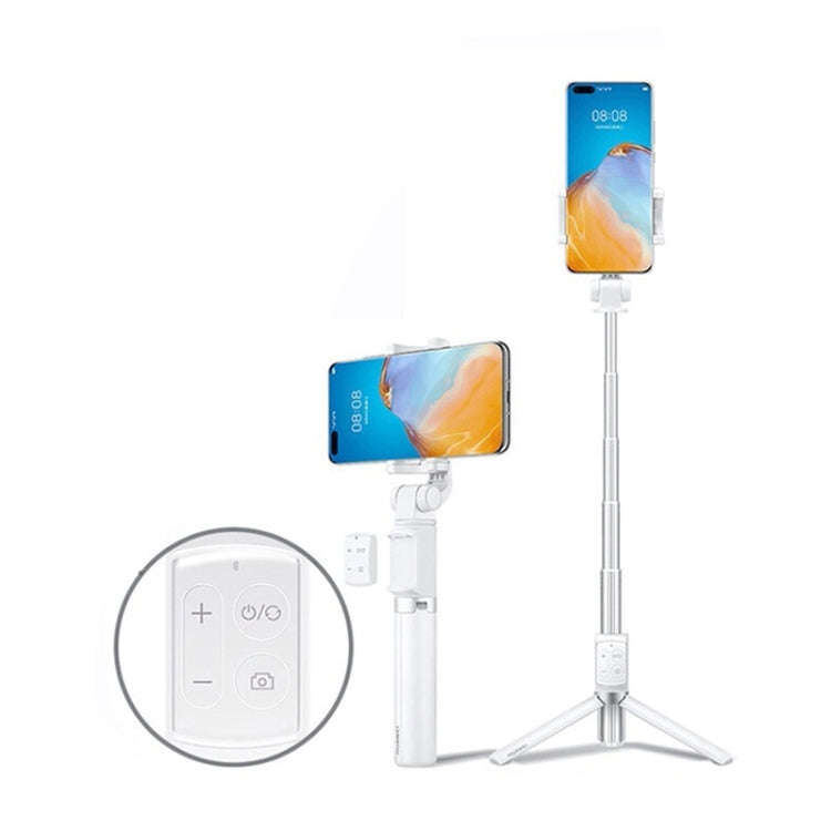 Huawei CF15 Pro Mobile Phone Bluetooth Mini Selfie Stick Live Floor Tripod Bracket(White)