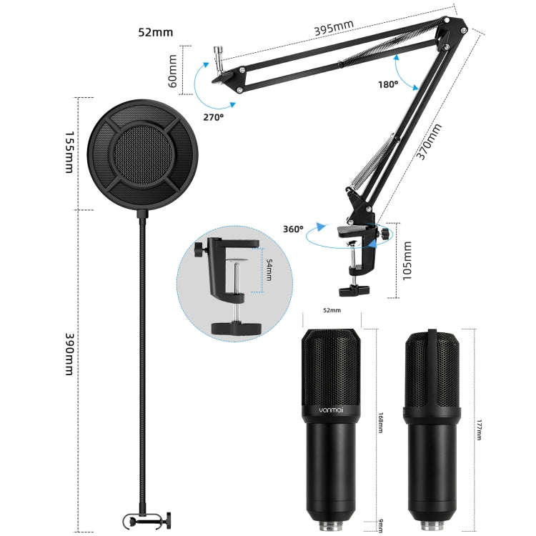 Yanmai Q10 3.5mm Recording Microphone Kit