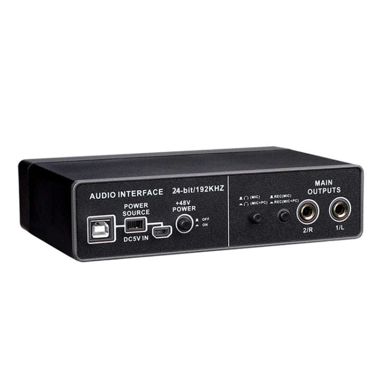 TEYUN Q-22 USB Computer Free Srive Microphone External Sound Card(Black)