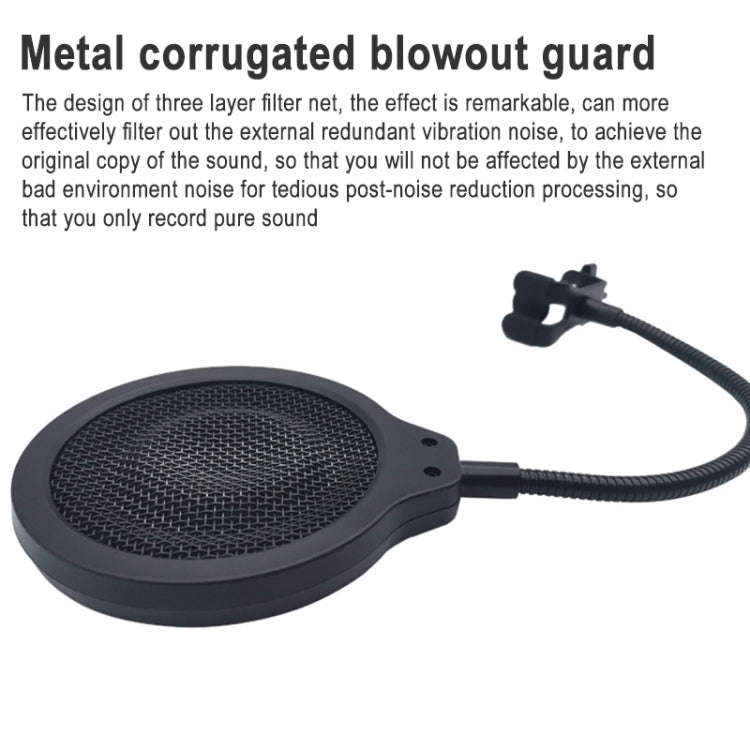 TEYUN PS-3 Microphone Blowout Cover (Black)