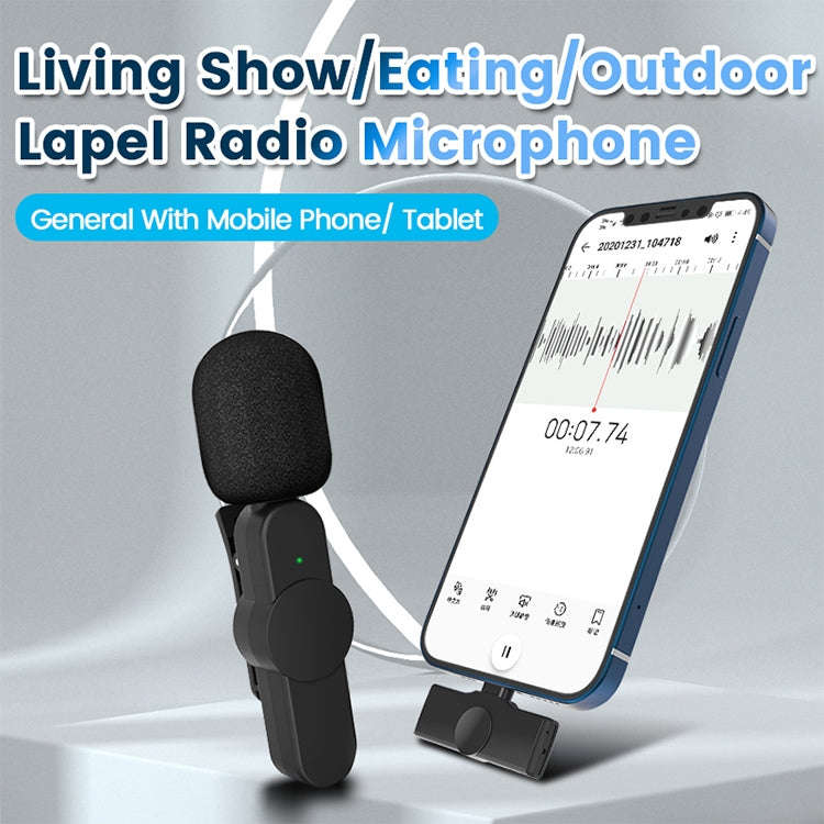 EP033T 8 Pin Interface Lavalier Wireless Radio Microphone