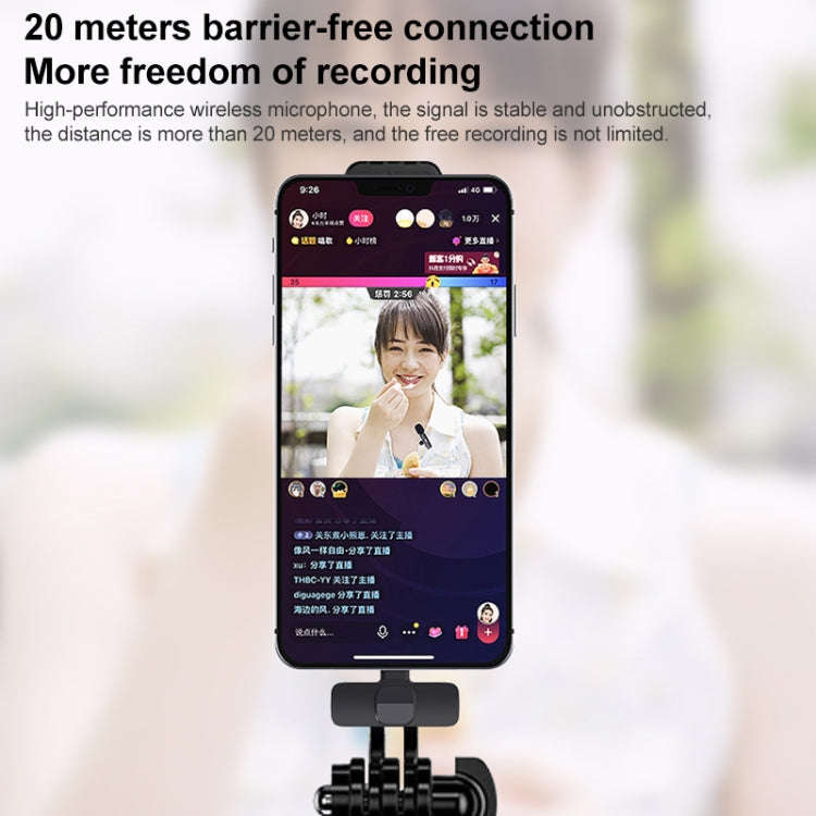 LT07 8 Pin Interface Mini Wireless Lavalier Microphone