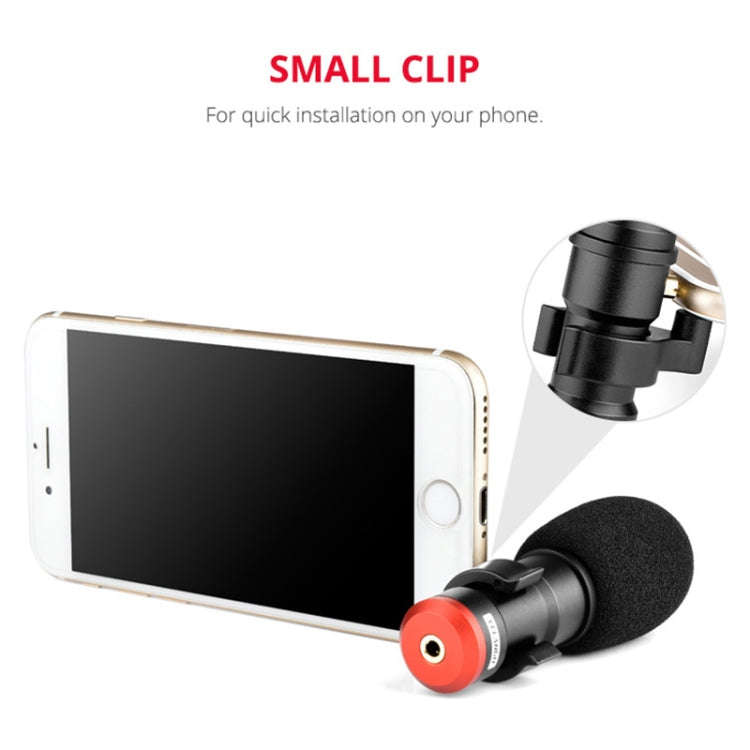 YELANGU MIC06 Live Broadcast Smartphone Recording Microphone (Black)