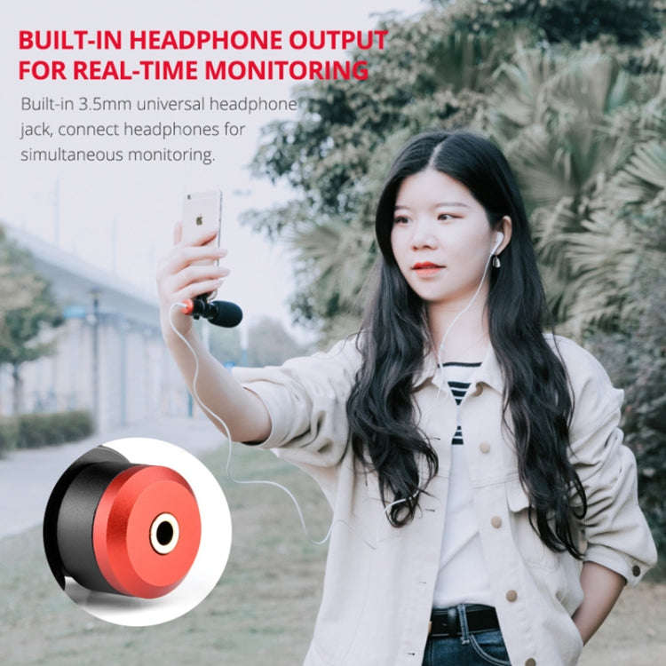 YELANGU MIC06 Live Broadcast Smartphone Recording Microphone (Black)