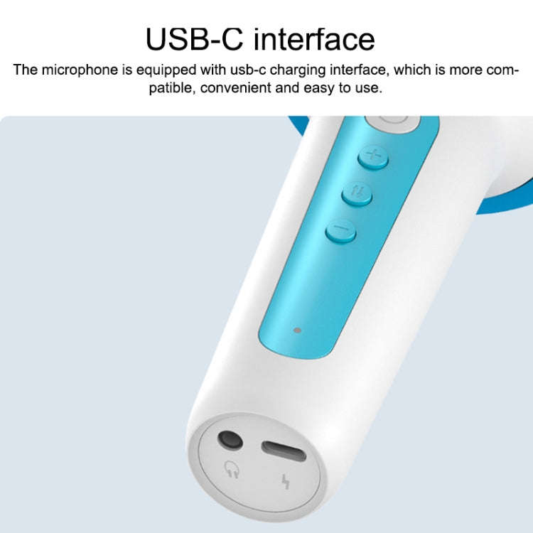 Original Xiaomi Youpin YMI Bluetooth 5.0 Karaoke Wireless Microphone Lite (Blue)