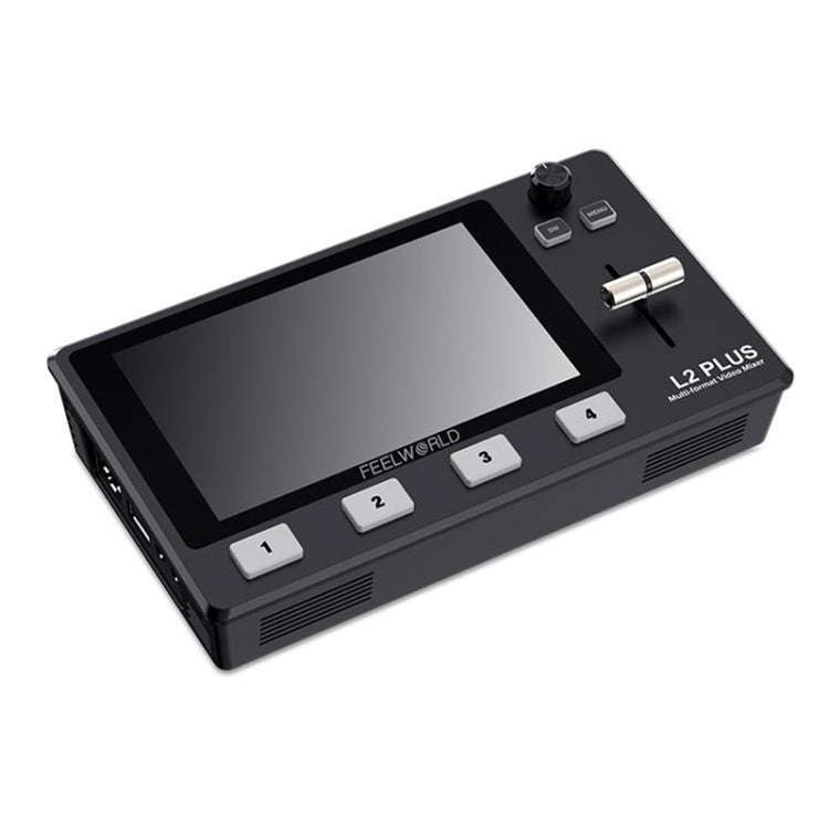 FEELWORLD L2 Plus Multi-camera Video Mixer Switcher with 5.5 inch Screen(UK Plug)