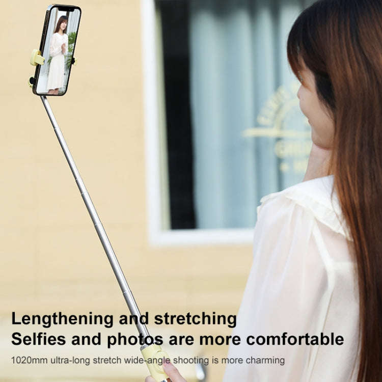 Bluetooth Remote Control Tripod Selfie Stick (Red)