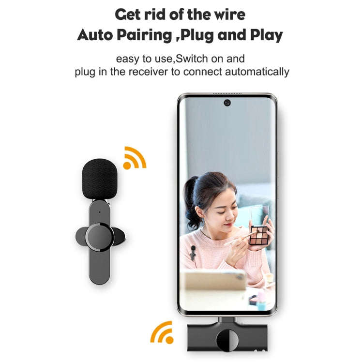 Type-C / USB-C Interface Live Broadcast Wireless Lavalier Microphone