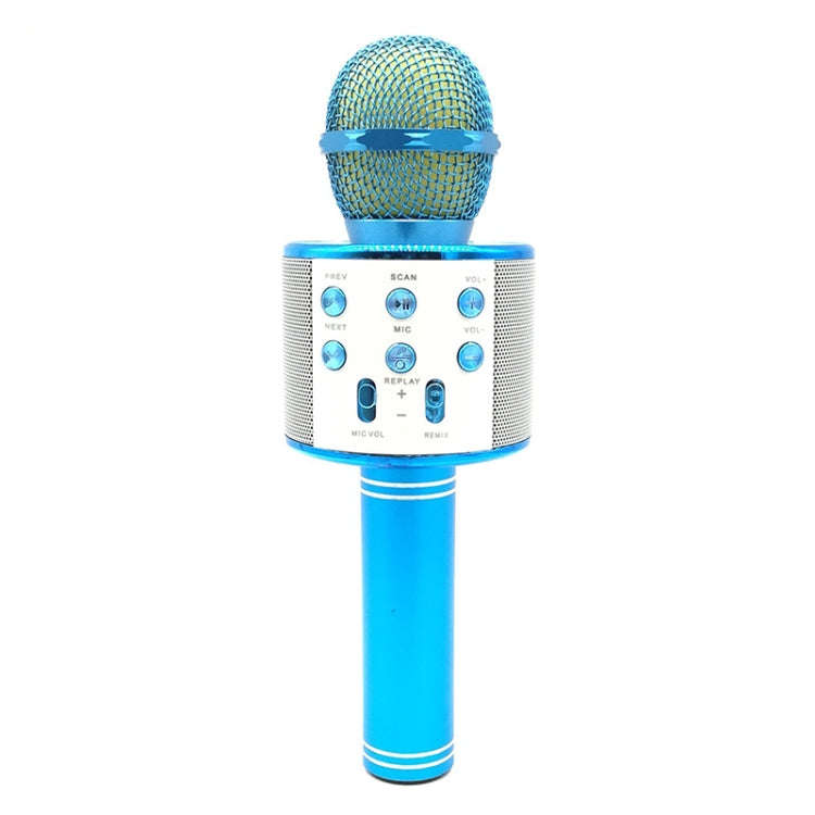 WS-858 Metal High Sound Quality Handheld KTV Karaoke Recording Bluetooth Wireless Microphone, for...