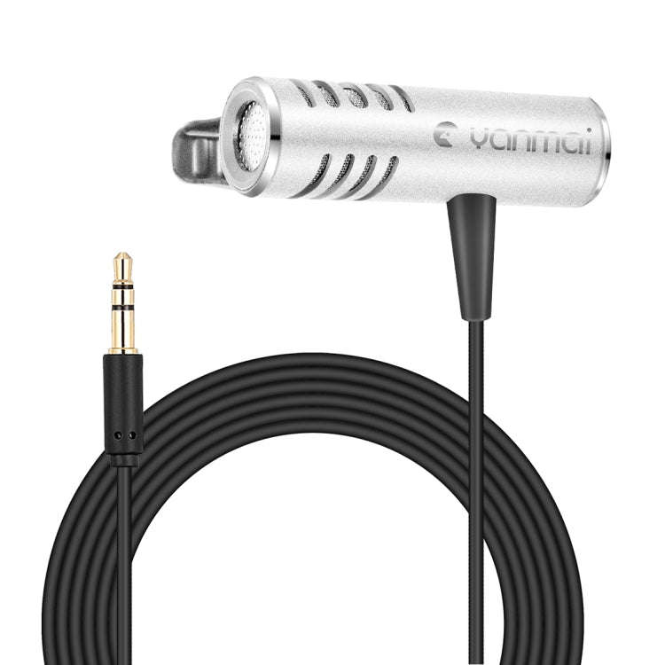 Yanmai R933 Professional Clip-on Lapel Mic Lavalier Omni-directional Double Condenser Microphone ...
