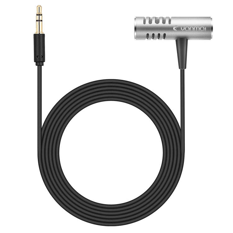 Yanmai R933 Professional Clip-on Lapel Mic Lavalier Omni-directional Double Condenser Microphone ...