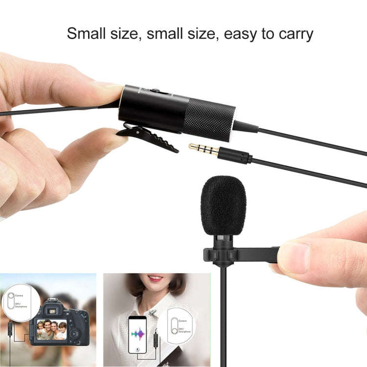 Yanmai R955S Professional Clip-on Lapel Mic Lavalier Omni-directional Condenser Microphone, For L...