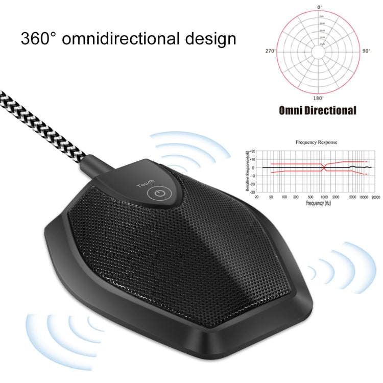 Yanmai G11 Meeting USB Computer Desktop Microphone Omnidirectional Condenser Mic Microphone, Comp...