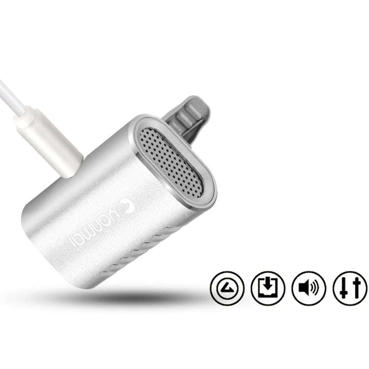 Yanmai R977 Recording Clip-on Lapel Mic Lavalier Omni-directional Double Condenser Microphone, Co...