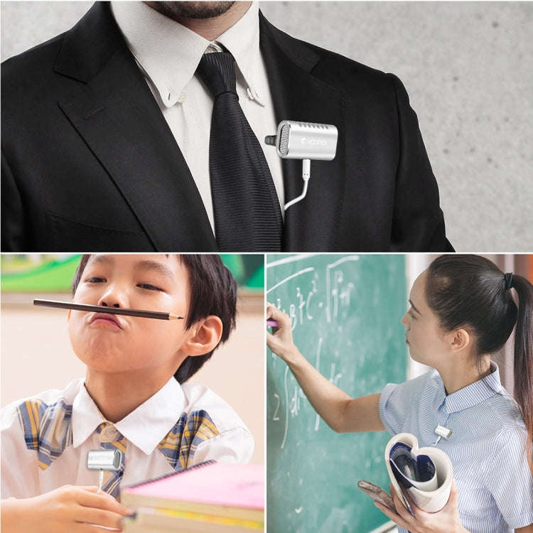 Yanmai R977 Recording Clip-on Lapel Mic Lavalier Omni-directional Double Condenser Microphone, Co...