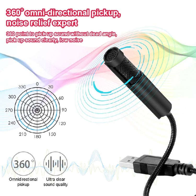 Yanmai SF-558 Mini Professional USB Studio Stereo Condenser Recording Microphone, Cable Length: 1...