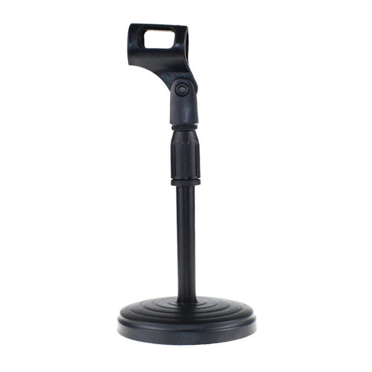 Z01 Desktop Extendable Round Base Microphone Stand Holder Mic Boom Clip, For Studio Recording, Li...