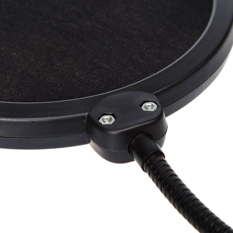 Double-layer Recording Microphone Studio Wind Screen Pop Filter Mask Shield with Clip Stabilizing...