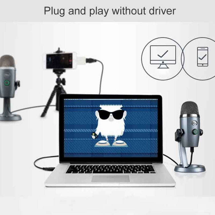 Logitech Blue Yeti Nano Condenser Digital USB Live Broadcast Microphone (Grey)