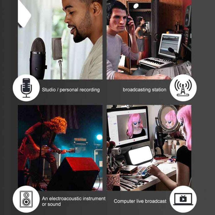Logitech Blue Yeti X Condenser USB Recording Live Broadcast Microphone (Black)