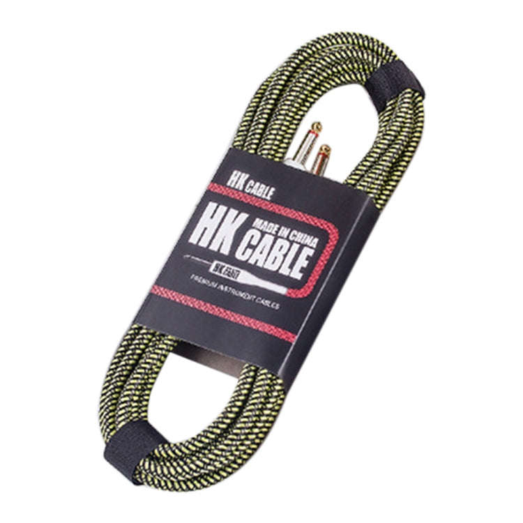 Wooden Guitar Bass Connection Cable Noise Reduction Audio Cable, Cable Length: 5m, Random Color D...
