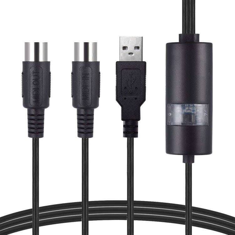 WERSI UM-18 USB MIDI Cable MidiPort Midi Cable Electric Piano Electronic Drum Music Editing Line,...