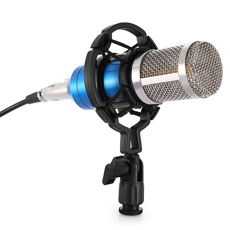 BM-800 3.5mm Studio Recording Wired Condenser Sound Microphone with Shock Mount, Compatible with ...