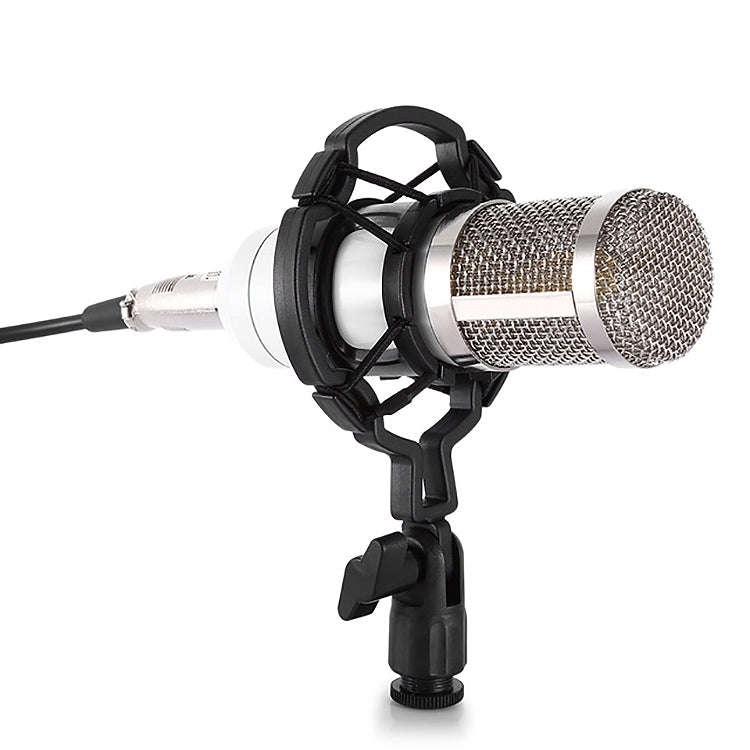 BM-800 3.5mm Studio Recording Wired Condenser Sound Microphone with Shock Mount, Compatible with ...
