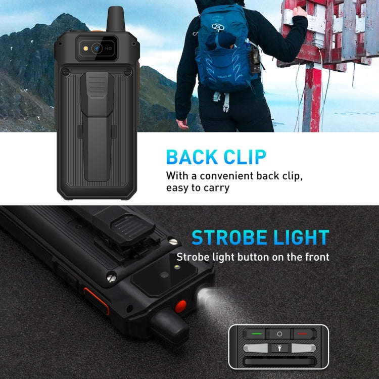 UNIWA F80 Walkie Talkie Rugged Phone, 1GB+8GB, Waterproof Dustproof Shockproof, 5300mAh Battery, ...